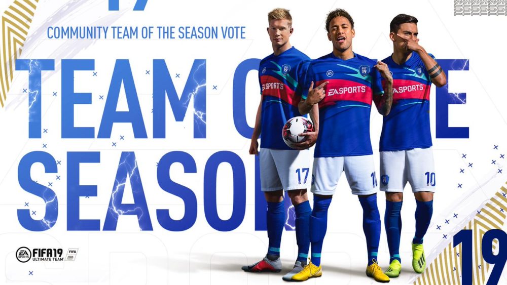 fifa 19, community team of the season, vote