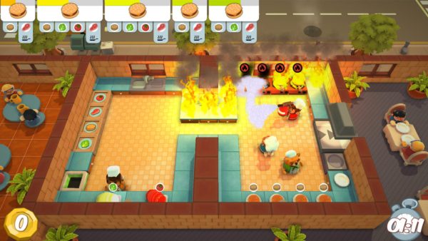 Overcooked, How to Throw Food