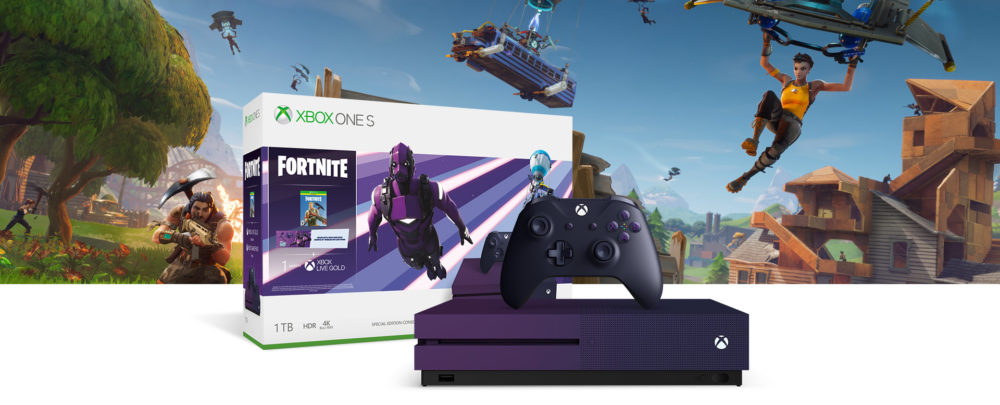 Xbox One S Fortnite Special Edition Bundle Coming This Friday - 1000 x 405 jpeg 82kB