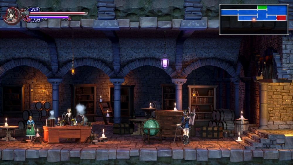 bloodstained, ritual of the night, merchant, dominique, 8 bit coin