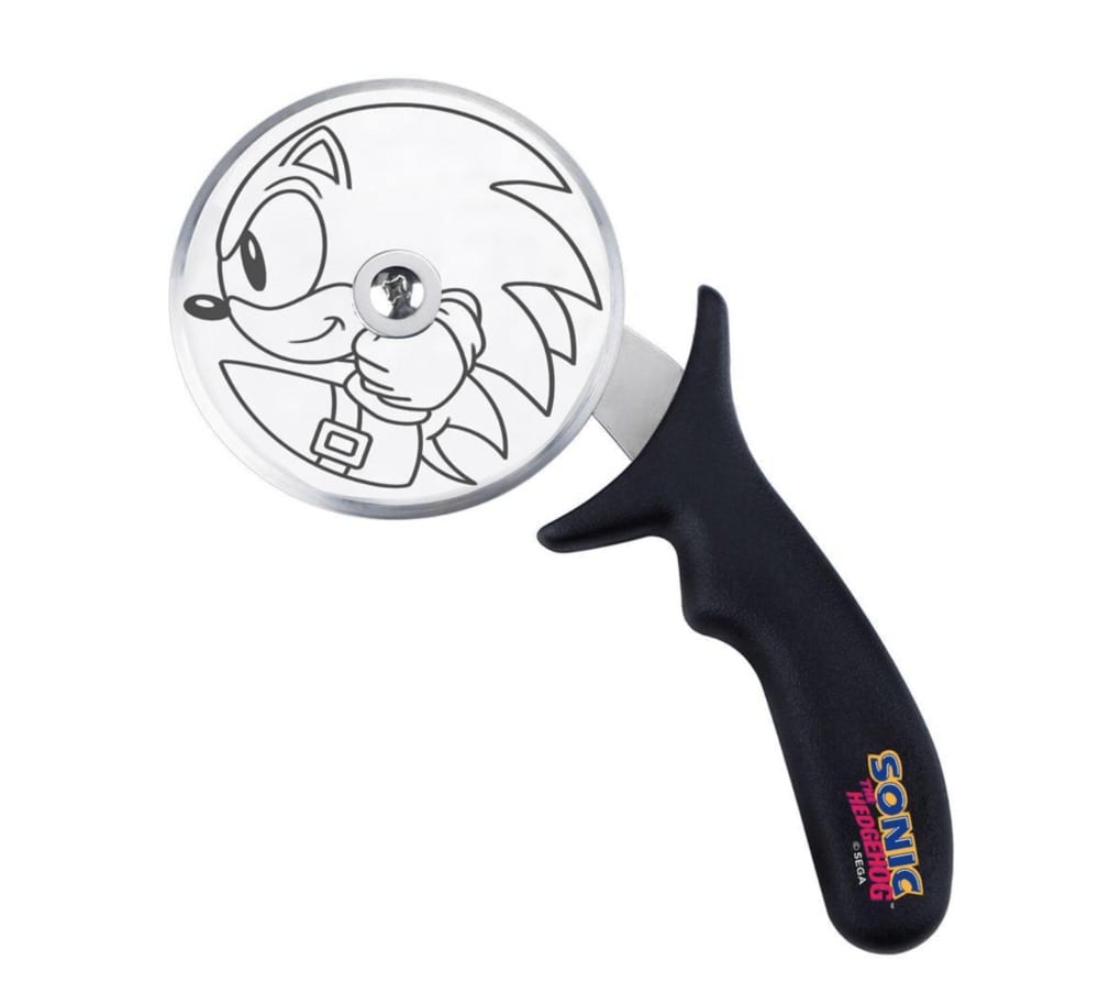 sonic the hedgehog, pizza cutter