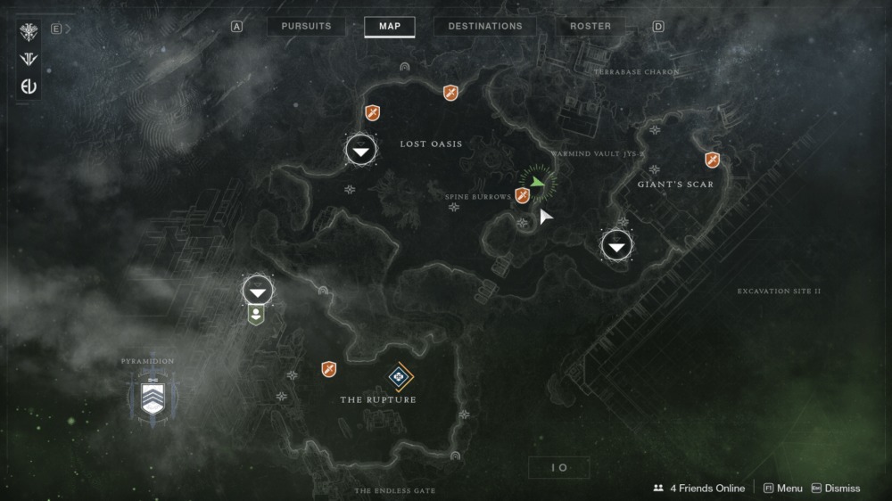 Destiny 2: Where the Spine Burrows Imperial Treasure Location Is