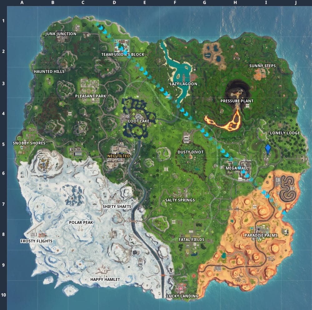 Fortnite Fortbyte 14 Location: Found Within an RV Park