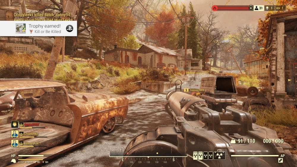 Fallout 76 Nuclear Winter: How To Open The Map & Check The Storm