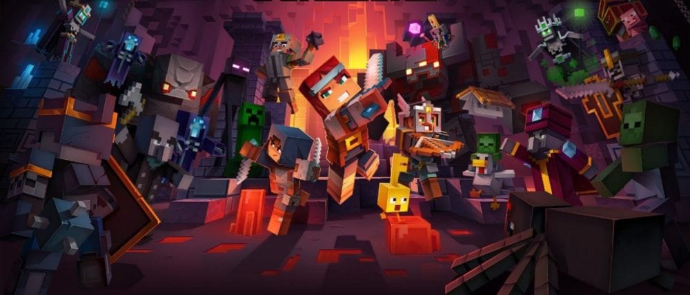 is minecraft dungeons coming to ps4