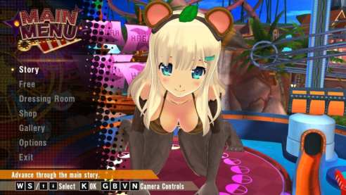 SENRAN KAGURA Peach Ball - PC_Menu