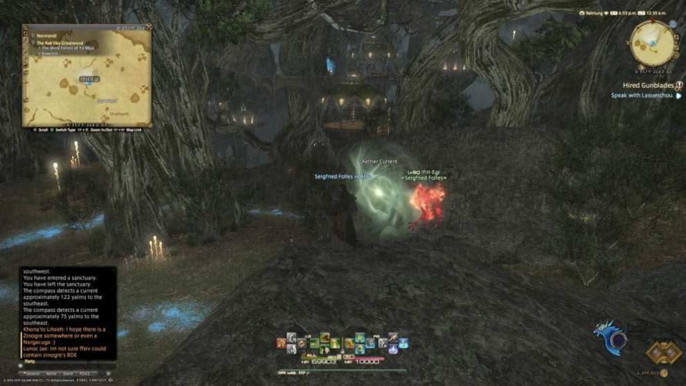 all aether currents, ffxiv, shadowbringers, locations