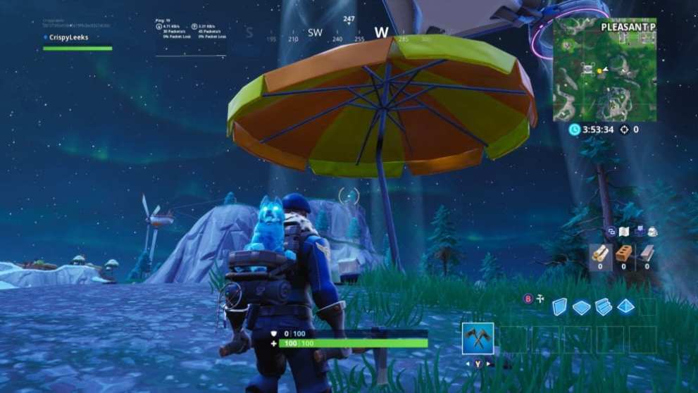 fortnite giant beach umbrellas