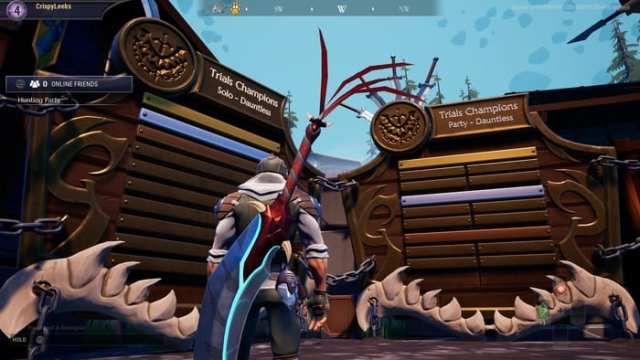 how to check trials leaderboard in dauntless