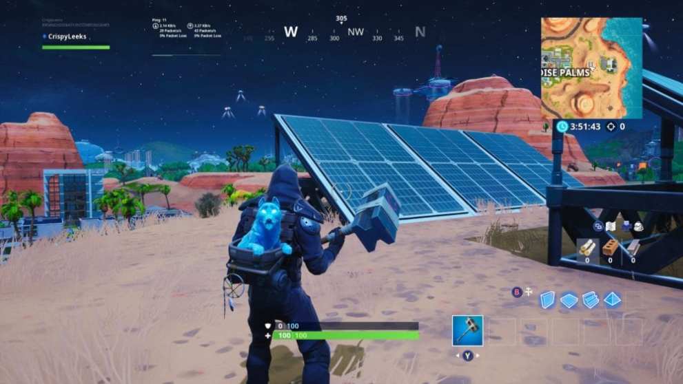 fortnite desert solar array