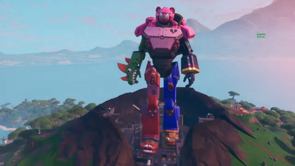 riffel Politibetjent Skinne A Giant Robot Is Being Built in Fortnite Right Now