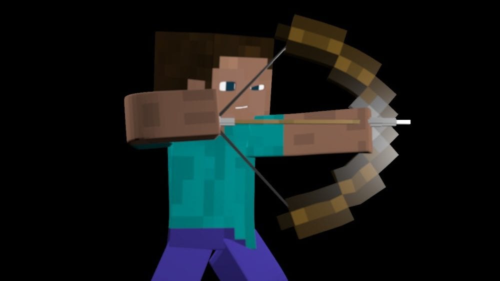 minecraft, how to repair bow