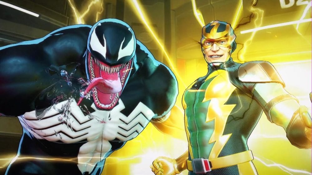 marvel ultimate alliance 3, venom, electro, boss battle