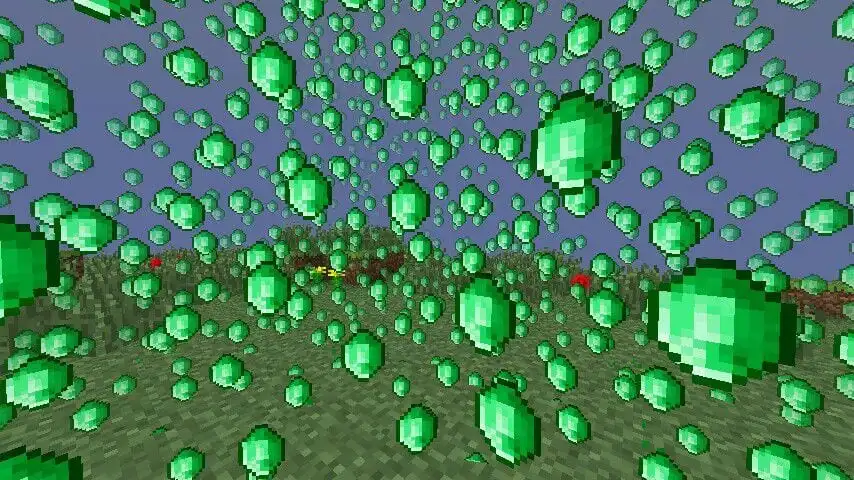 minecraft, emeralds