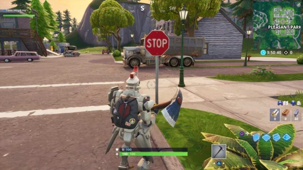 Fortnite, stop sign locations