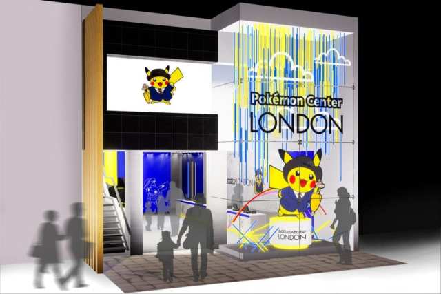 Pop-up Pokemon Center London mock up