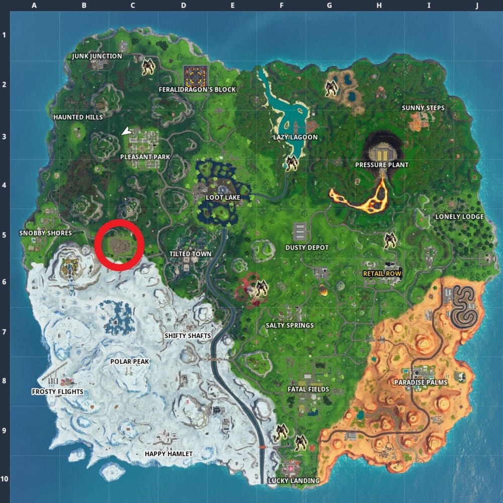 Fortnite Glitched Consumables Map 