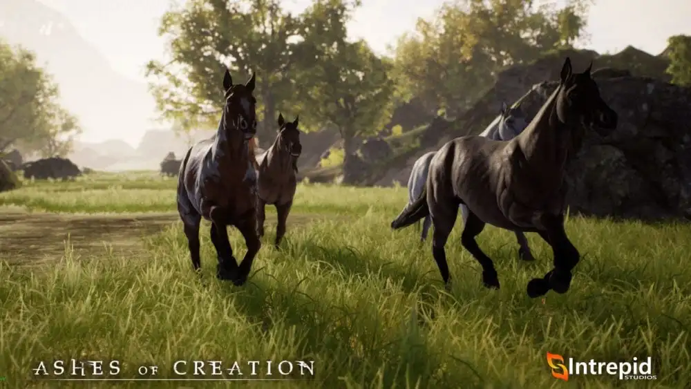 ashes of creation, horses, dev update