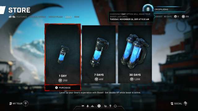 level up fast in Gears 5