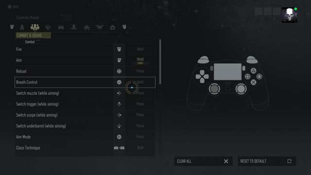 Remapping Breath Control in Ghost Recon Breakpoint