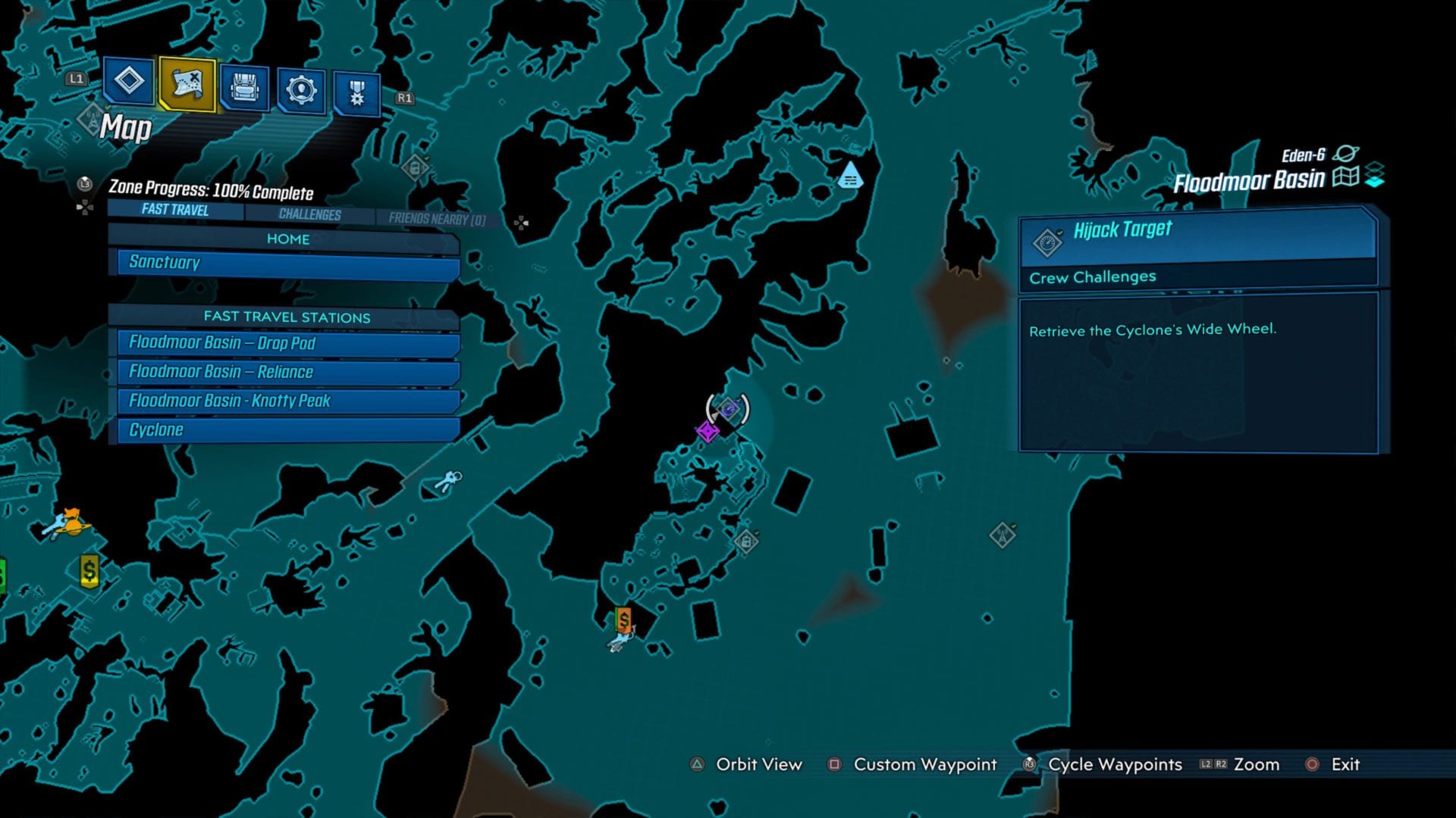 Borderlands 3 Floodmoor Basin Crew Challenge Locations Typhon Logs