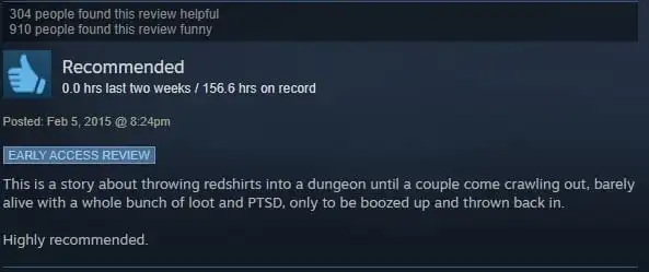 hilarious steam reviews