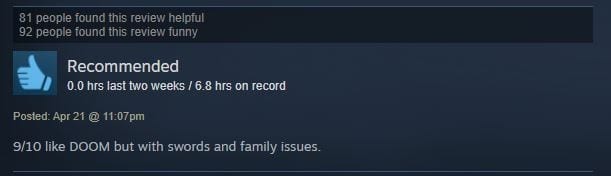 hilarious steam reviews