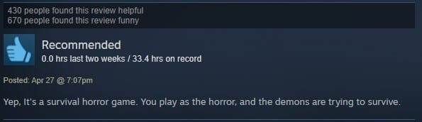 hilarious steam reviews