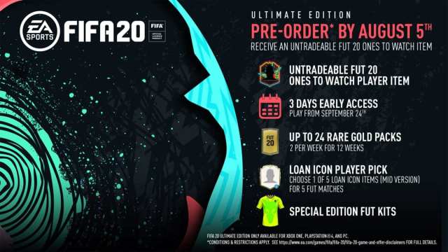FIFA 20 Ultimate Edition OTW Player, FIFA 20 Ultimate Edition packs