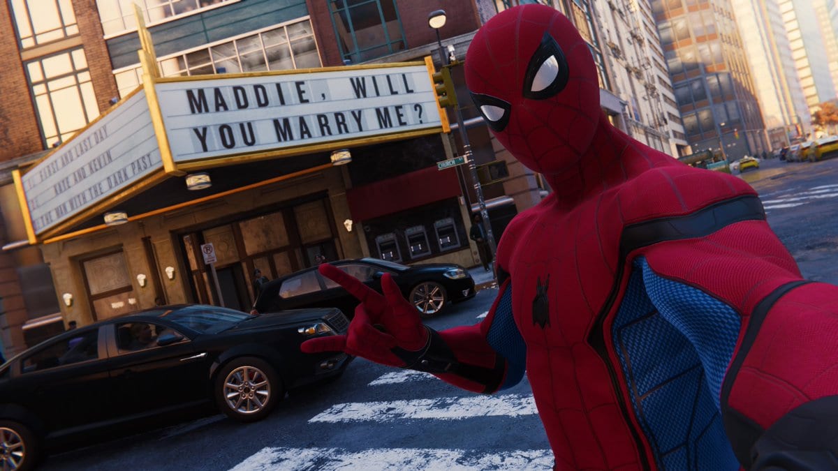 Marriage proposal Spider-Man