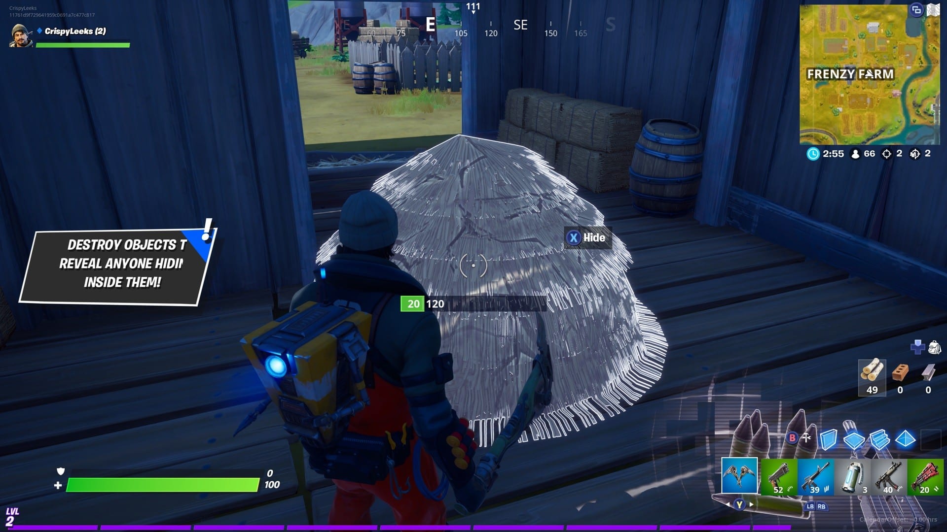 Fortnite Chapter 2: How to Hide in Haystacks & Dumpsters - Twinfinite