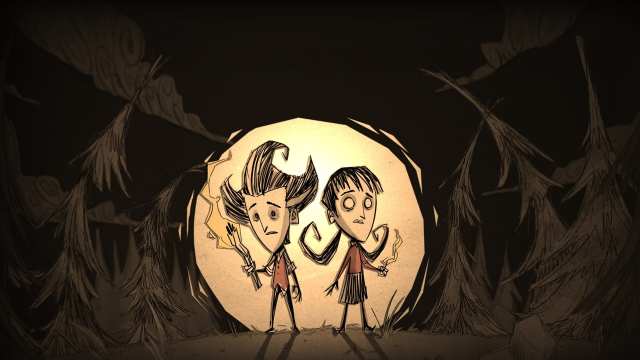 Characters from Don't Starve.
