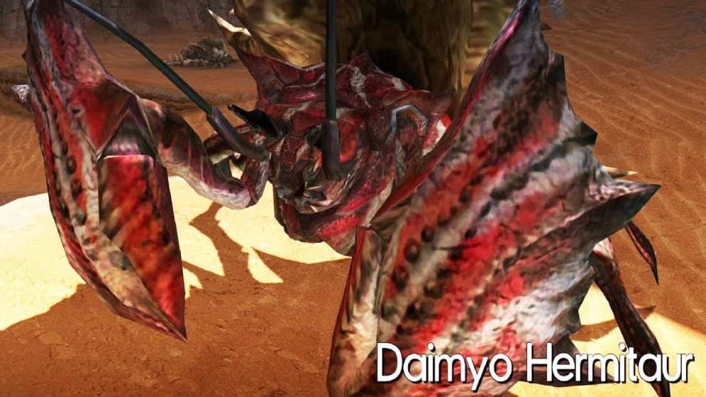 daimyo hermitaur, monster hunter