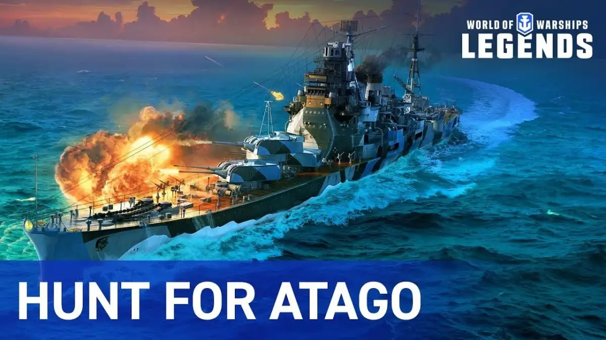 world of warships, hunt for atago