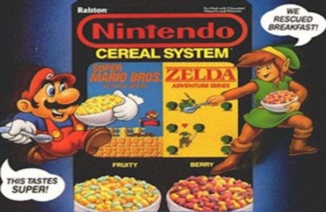 video game cereal