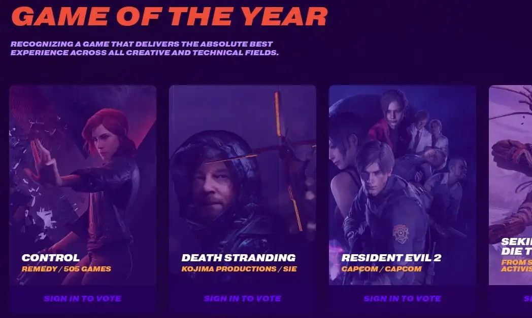 The Game Awards winners 2019: All the lucky games of the year