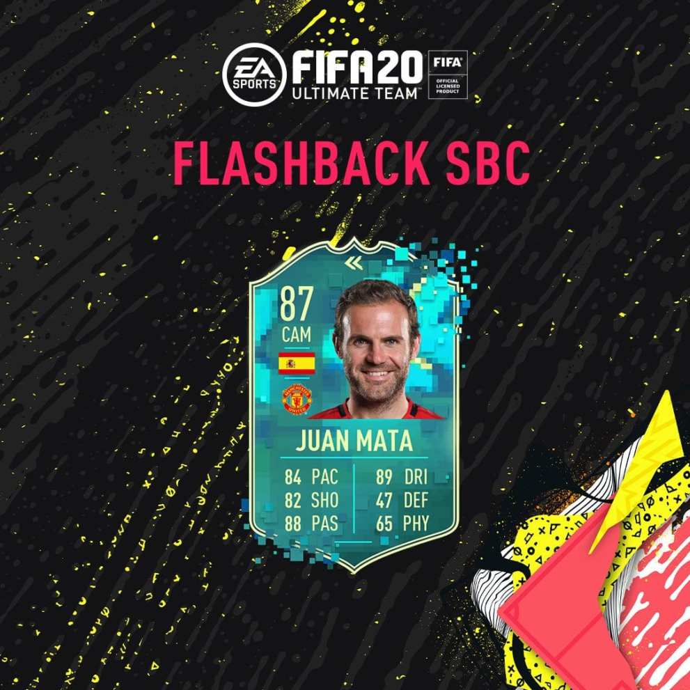 fifa 20, flashback juan mata sbc