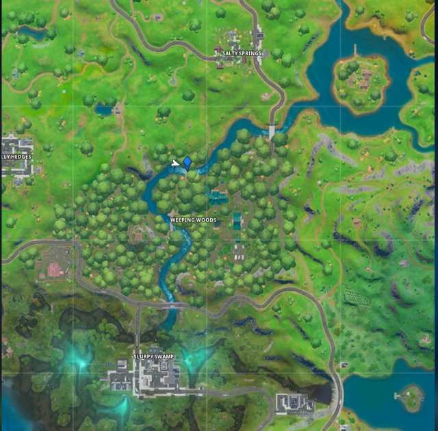 Fortnite hidden 'T' map location