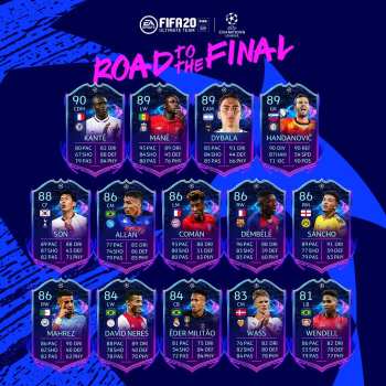 road to the final, fifa 20