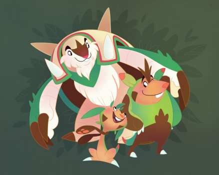 24. Chespin, Quilladin & Chesnaught