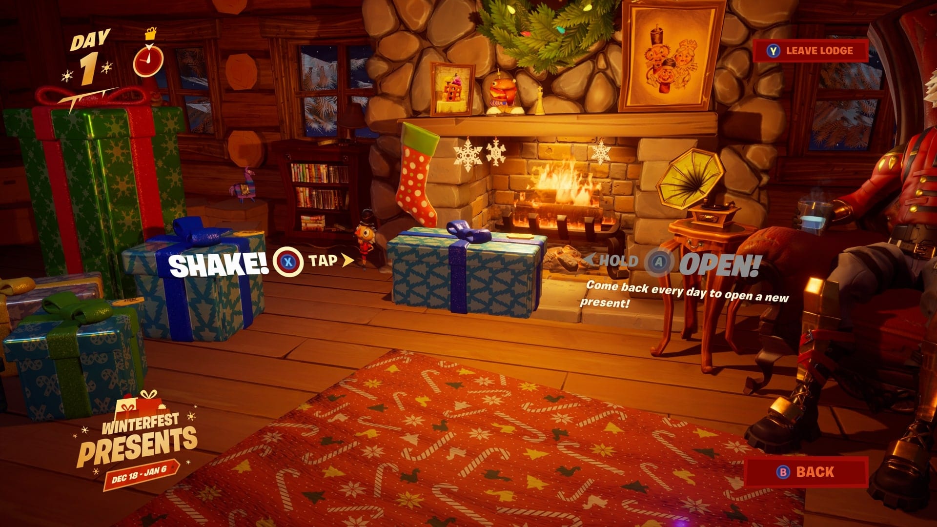 Fortnite Winterfest How to Open Presents & What They Are