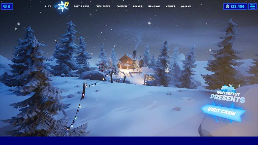 Fortnite Winterfest presents