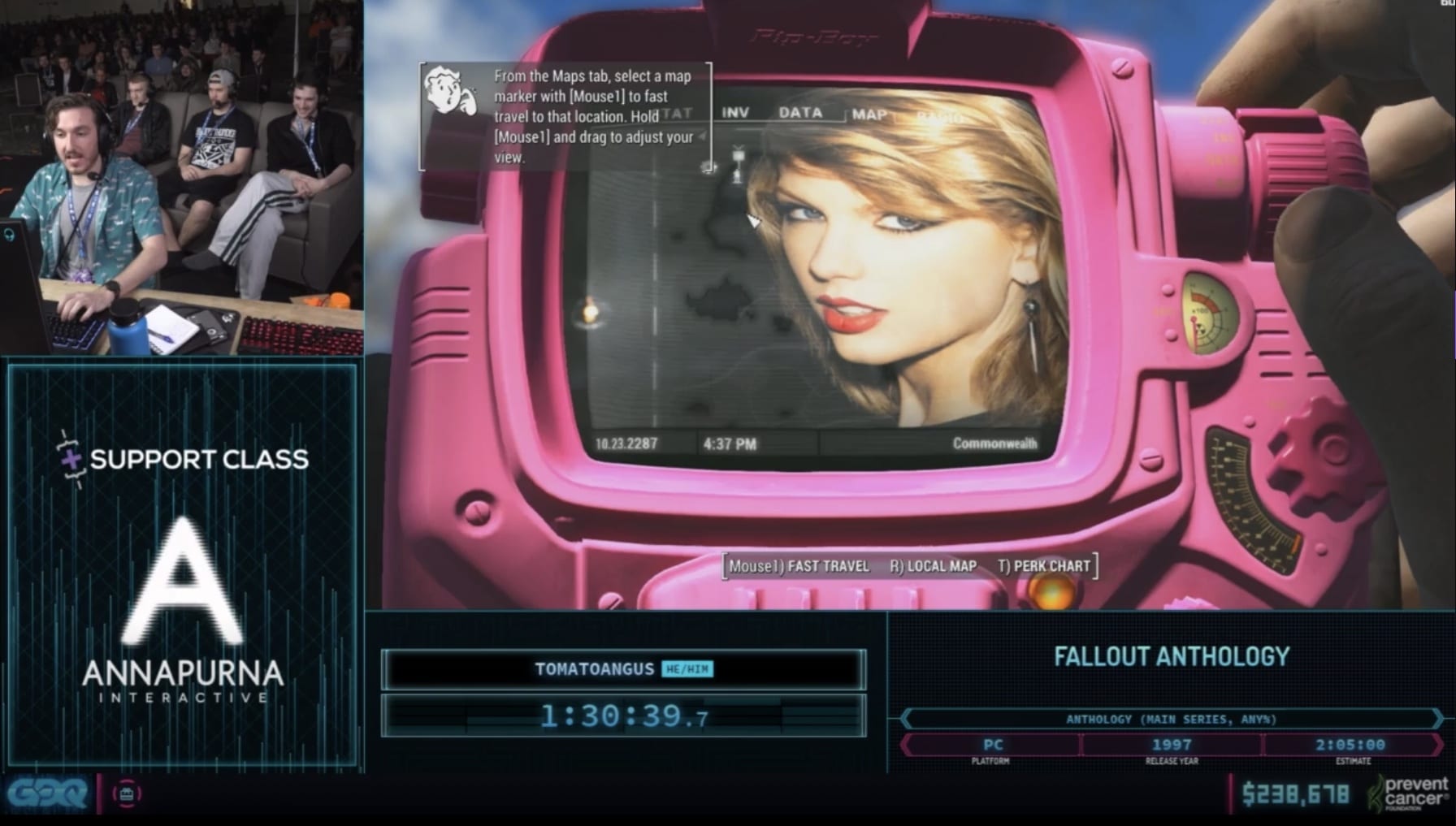 AGDQ 2025's Fallout Speedrun Is a Technically Impressive and Beautiful