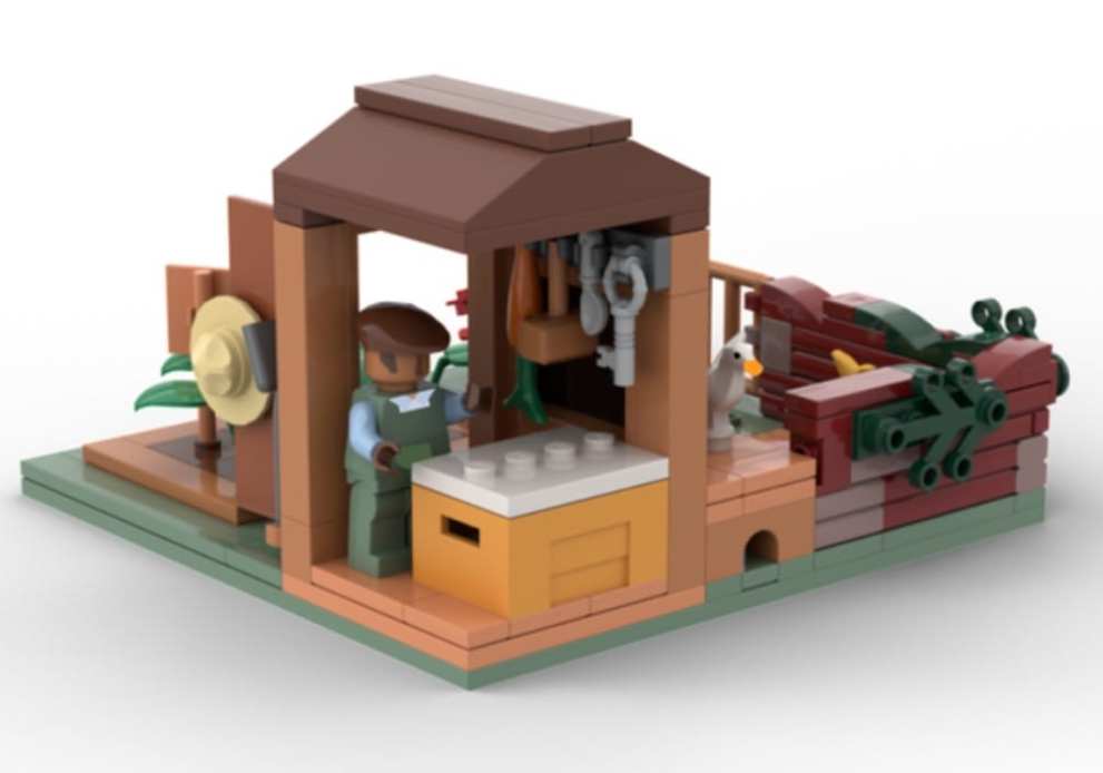 untitled goose game lego set build