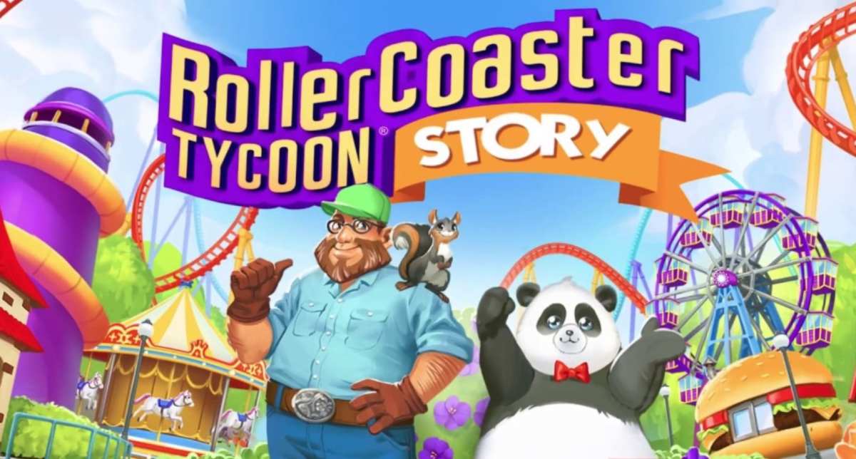 rollercoaster tycoon story, mobile game, atari
