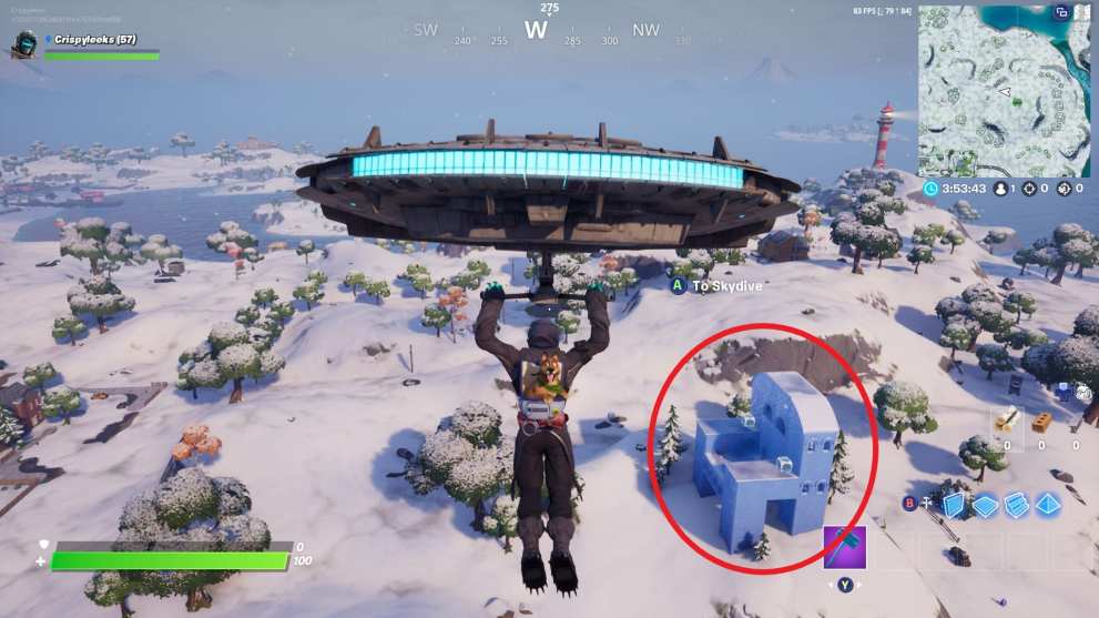 fortnite ice throne