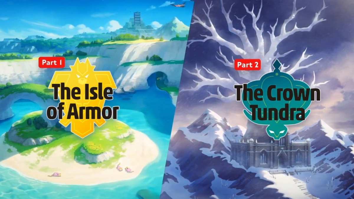 pokemon sword, shield, expansion pass, Isle of Armor , and The Crown Tundra