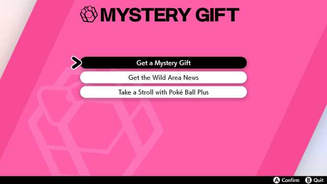 Pokemon sword shield mystery gift codes