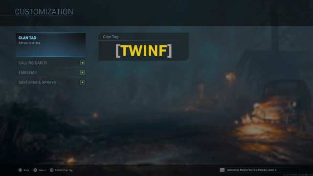 how to get a colored clan tag in modern warfare