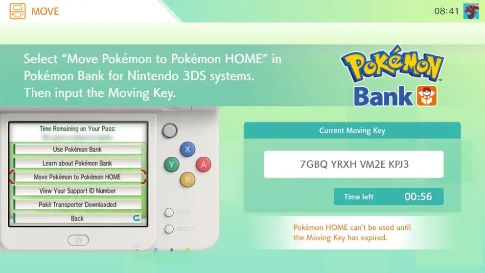 pokemon bank, pokemon home